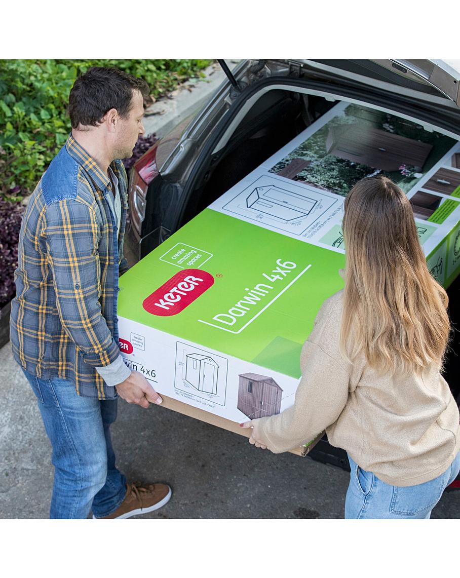 Keter Darwin 6 x 4ft Shed - Green